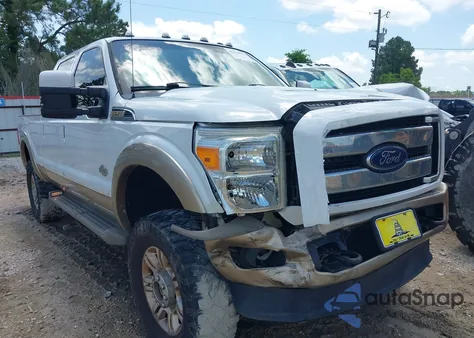 2013 Ford F-250 Lariat from USA, damaged, VIN 1FT7W2BT9DEB12157